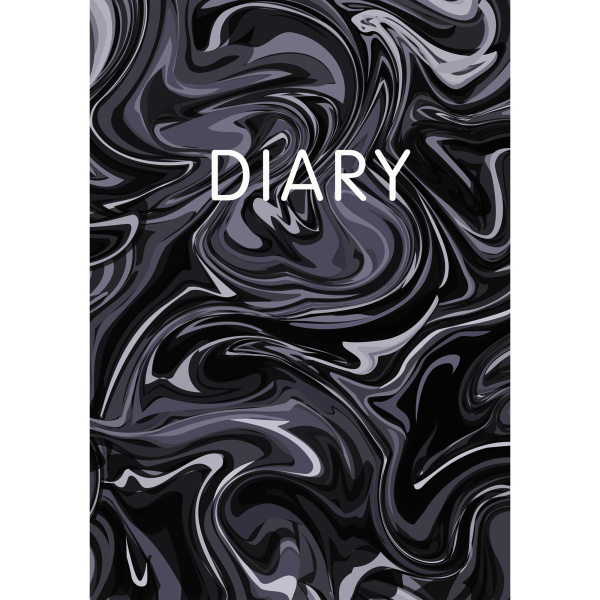 Ежедневник А5 7БЦ Liquid полудат. 192л