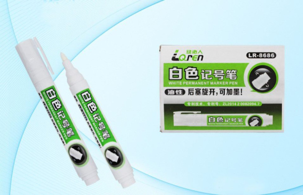 Маркер белый перманентный 3,0мм