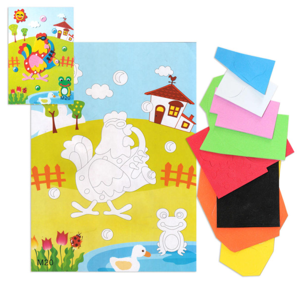 Аппликация из фоамирана 21*29 Петушок