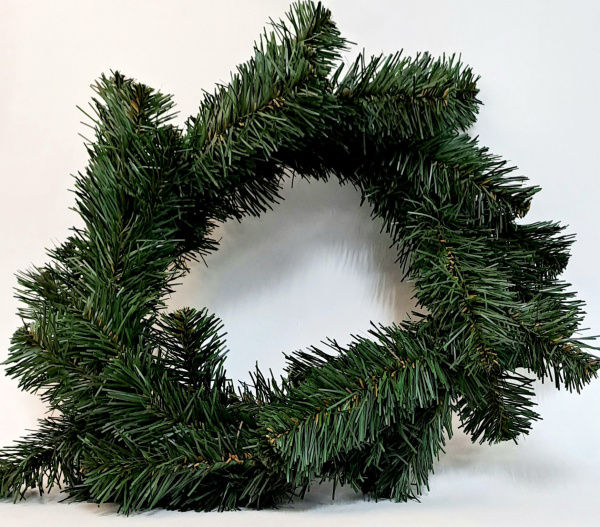 яВенок-хвоя 45см Рождественский