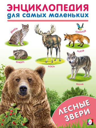 Книжка Энциклопедия для самых маленьких Лесные звери