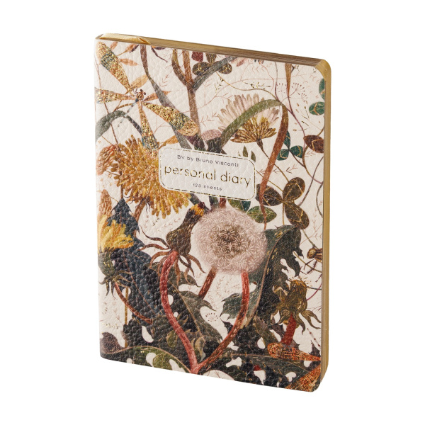 Ежедневник А6+ Мягк.обл. Flora. Summer Greens, кожзам