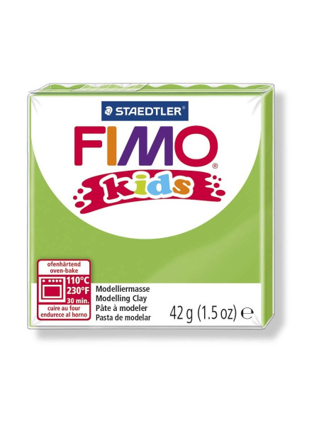 Глина полимерная STAEDTLER FIMO kids светло-зеленая, 42гр