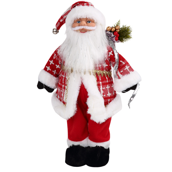 яДед Мороз красный 53см