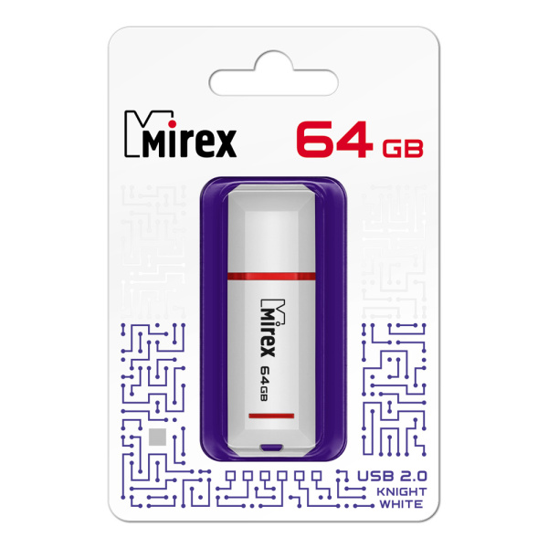 Флэшка 64Gb Knight белая