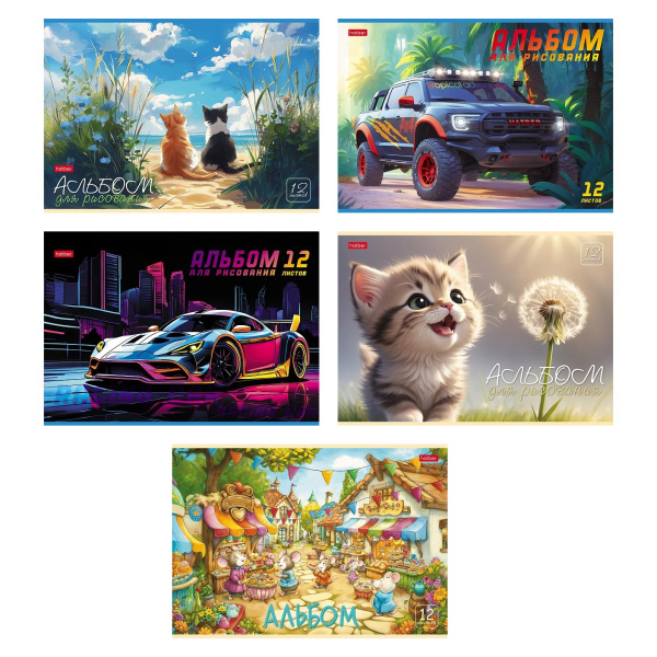 Альбом 12л Ассорти Выпуск №4