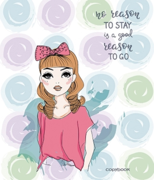 Тетрадь 80л Девушка АКЦИЯ