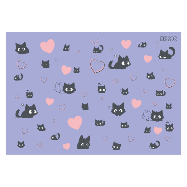 Клеенка д/труда 35*50см Котомания