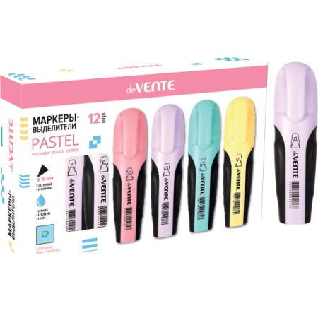 Маркер текст сиреневый Pastel 1-5мм