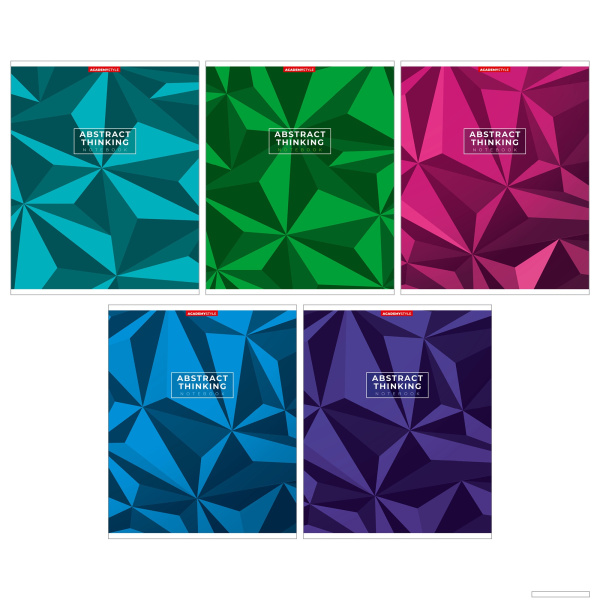 Тетрадь линия 48л Абстрактное мышление