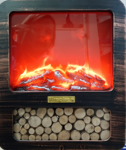 яКамин с дровами