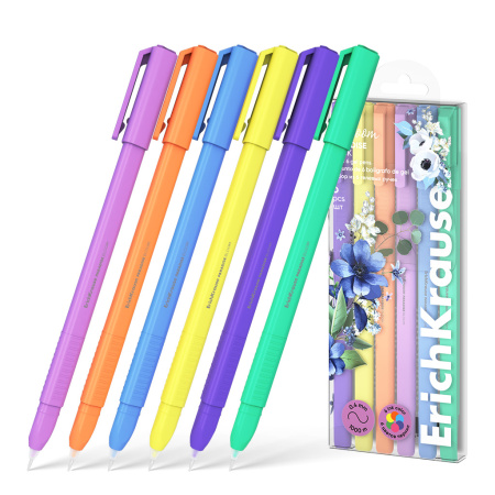 Набор гелевых ручек 6цв. ЕК Paradise Stick Pastel Bloom 0,5мм