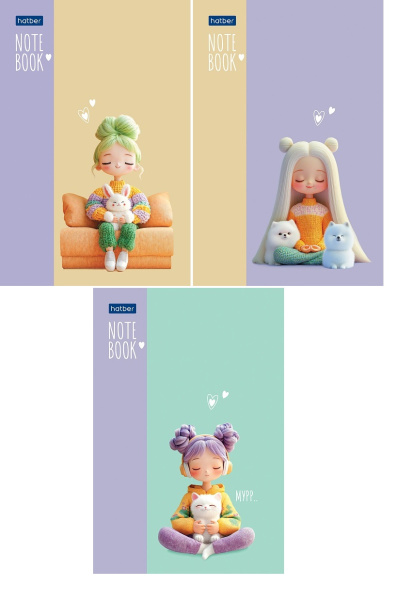 Блокнот А6  40л Уютные моменты, на склейке