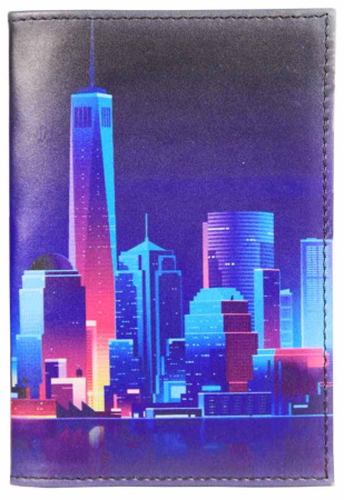 Обложка/паспорта натур. кожа Сити