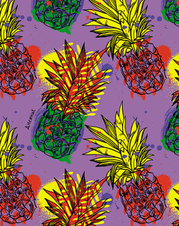 Дневник шк. 7БЦ/д. Цветные ананасы