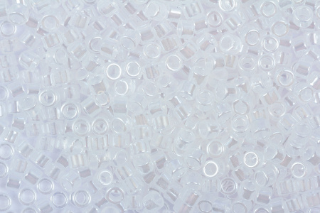 Бисер белый 3мм 10гр круглый непрозрачный перламутровый(0141-0155