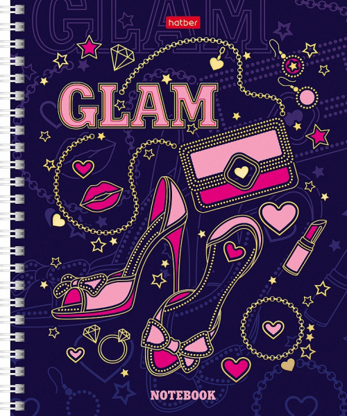 Тетрадь гребень  48л Модные штучки АКЦИЯ