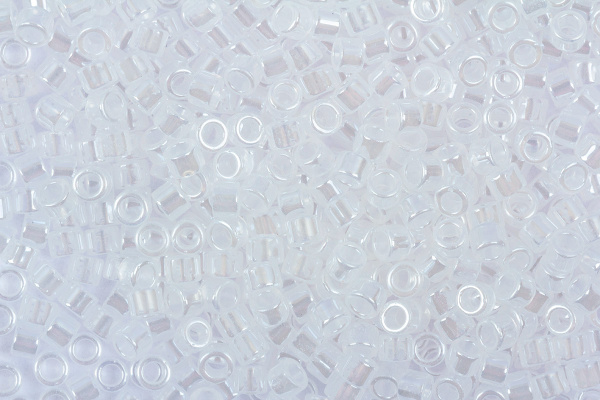 Бисер белый 3мм 10гр круглый непрозрачный перламутровый(0141-0155