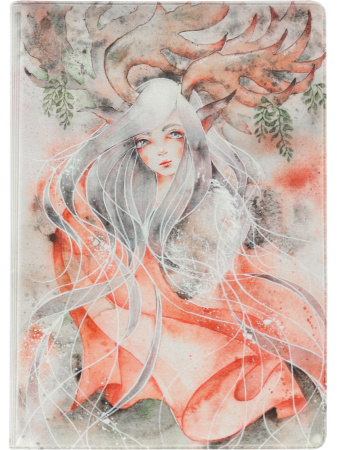 Обложка/паспорта "Лесная фея" (ПВХ)  ОП-0426