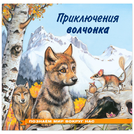 Книжка А5 Приключения волчонка