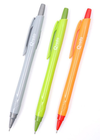 Карандаш авт 0,5мм Qredo  HB  с ластиком АКЦИЯ