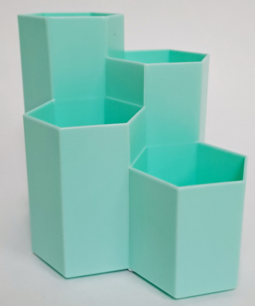 Подставка /канц.принадл. Соты мятная