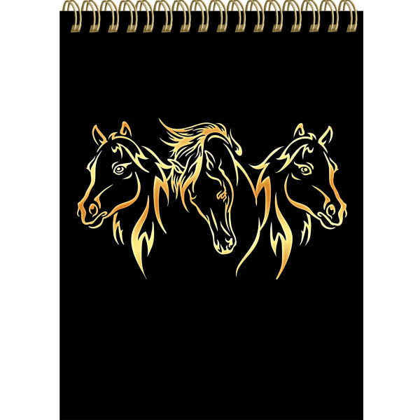 Блокнот/гребень  А6  90л Velvet 2