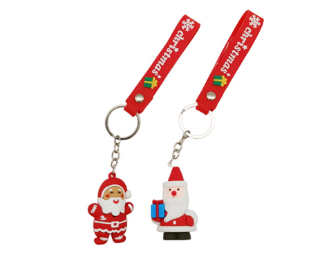Брелок ПВХ Санта