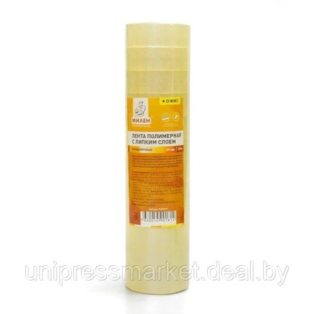 Скотч канц. 19мм х 33м прозрачный