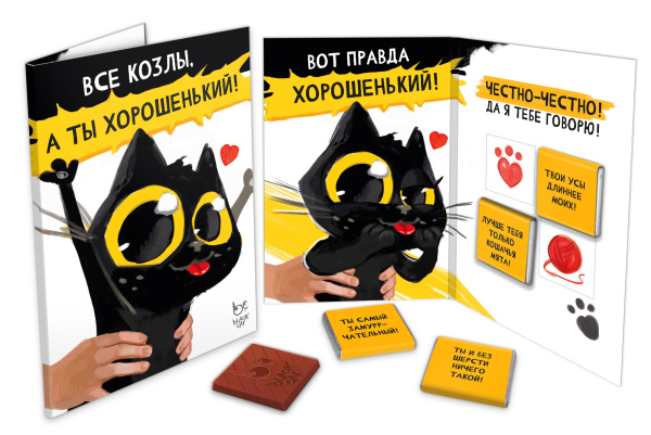 Шоколад открытка 20г Ты хорошенький