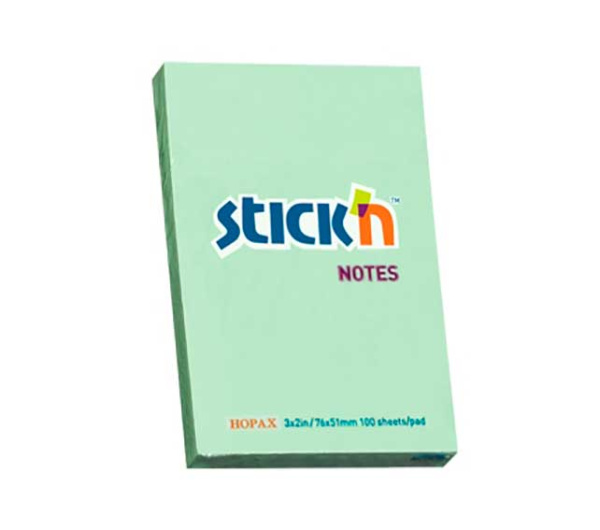 Стикер 51х76мм Зеленый 100л