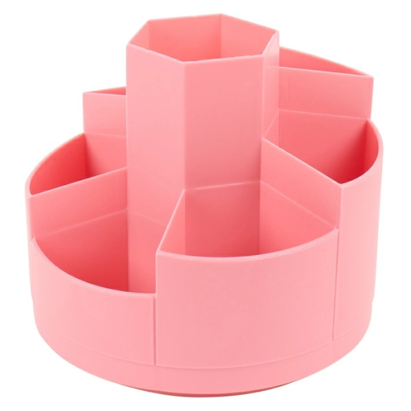 Подставка /канц.принадл. 7 секций Розовый