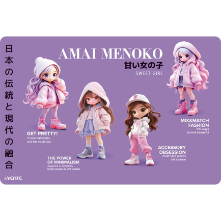Коврик для лепки А3 Amai Menoko