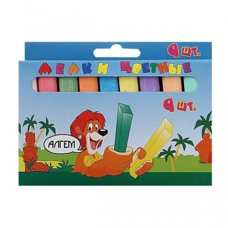 Мел цв. набор  9 цветов