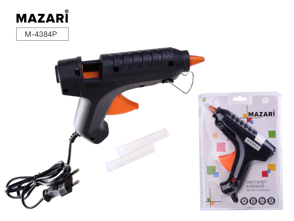 Пистолет термоклеящий электрич. 40Вт/220В, 11мм