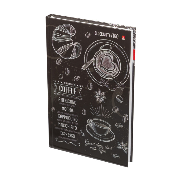 Бизнес-блокнот А5 160л 7БЦ Coffe nero АКЦИЯ