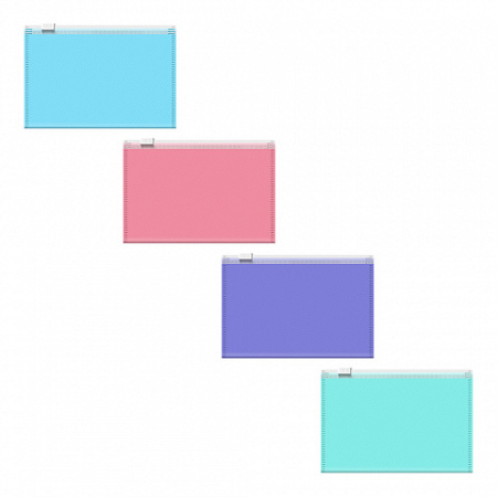 Папка на молнии А7 Diagonal Pastel, Card Size