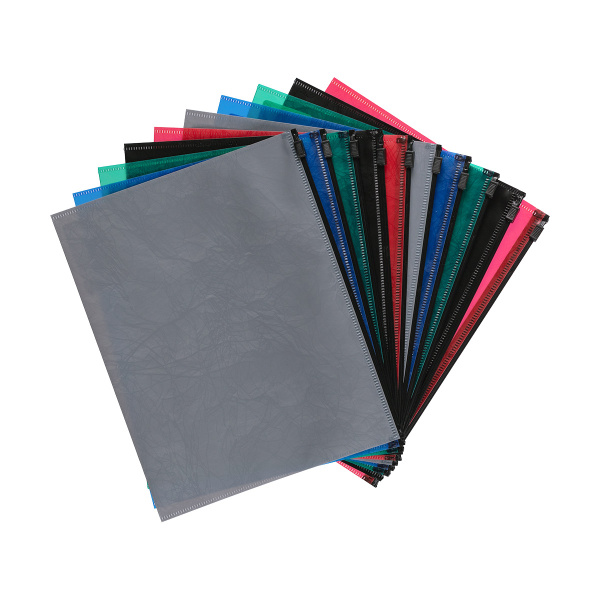 Папка на молнии А5+ Premier ассорти, волокно