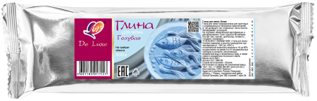 Глина для лепки 500гр голубая