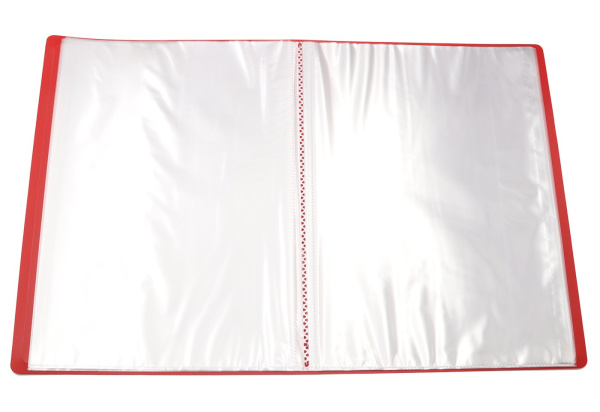 Папка 20 вклад красная 0,5мм