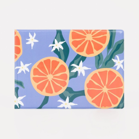 Обложка/зачетной книжки Грейпфрут сиреневая