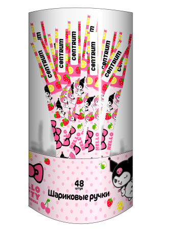 Ручка шарик. Kuromi+My синяя, 0,7мм