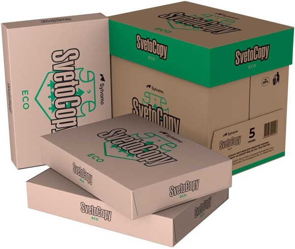 Бумага A4 SvetoCopy ECO (С) 500л 80гр/м для офисн. техники ЖЕЛТАЯ