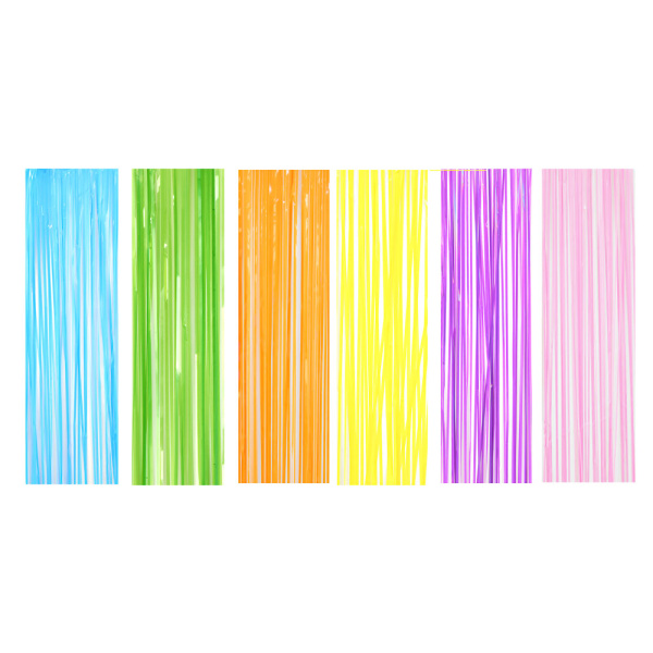 яДождик 1,0м,  6цв макарун