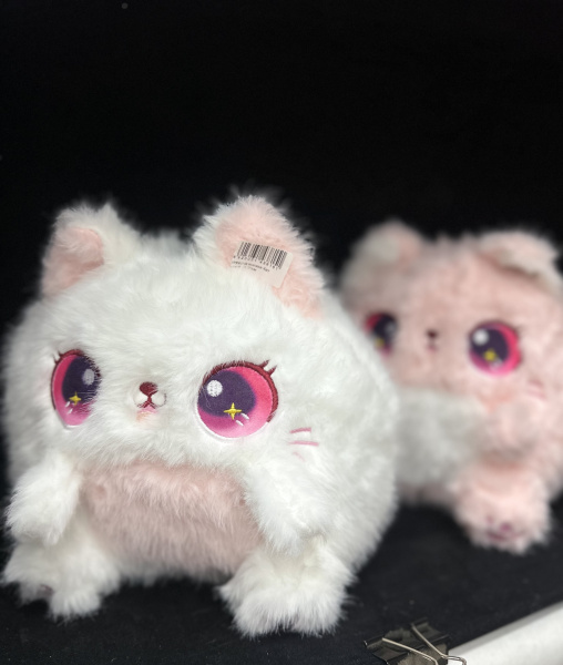 Игрушка мягкая Кот круглый 25см