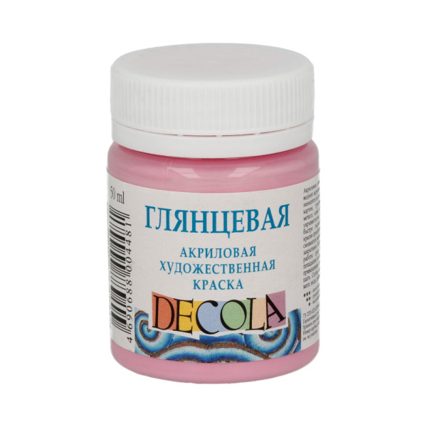 Акрил розовая глянцевый Декола  50мл