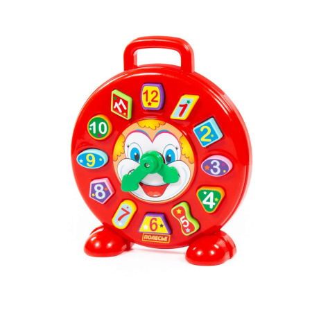Игрушка Часы "Клоун" (в сеточке)