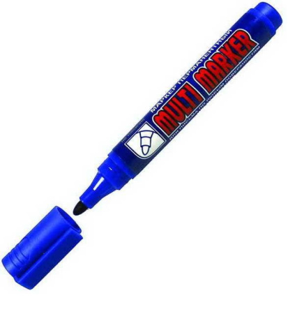 Маркер синий перманентный Multi marker