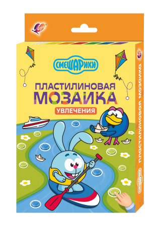 Набор д/творчества Пластилиновая мозаика. Смешарики. Увлечения