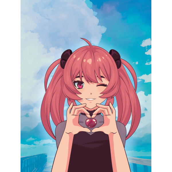 Бизнес-блокнот А6  64л 7Бц Like, глиттер